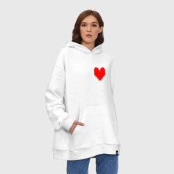 Худи SuperOversize хлопок Undertale Heart - фото 2