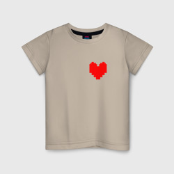 Детская футболка хлопок Undertale Heart