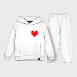 Детский костюм хлопок Oversize Undertale Heart