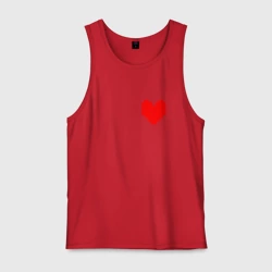 Мужская майка хлопок Undertale Heart