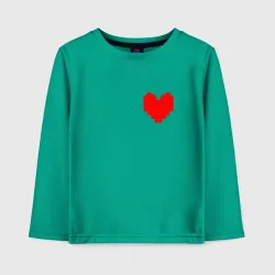 Детский лонгслив хлопок Undertale Heart