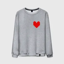 Мужской свитшот хлопок Undertale Heart