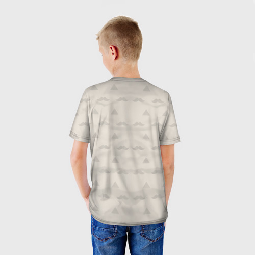 Детская футболка 3D Хипстер 14, цвет 3D печать - фото 4
