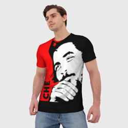 Мужская футболка 3D Че Гевара - фото 2