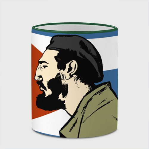 Кружка с полной запечаткой Patria - Fidel Castro, цвет Кант зеленый - фото 4