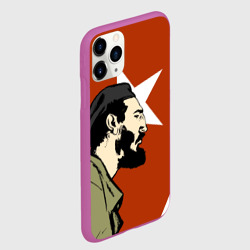 Чехол для iPhone 11 Pro матовый Куба - Фидель - фото 2