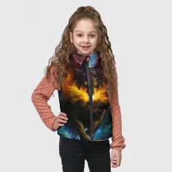 Детский жилет утепленный 3D Космоволк - фото 2