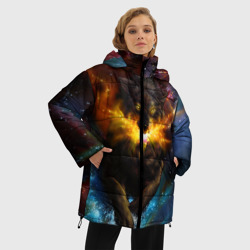 Женская зимняя куртка Oversize Космоволк - фото 2
