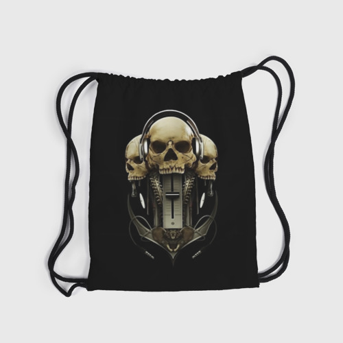 Рюкзак-мешок 3D DJ череп - фото 6