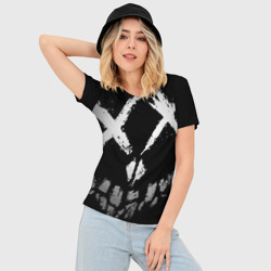 Женская футболка 3D Slim Отряд самоубийц - фото 2