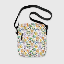 Сумка через плечо 3D Pokemon Doodle Big