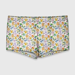 Мужские купальные плавки 3D Pokemon Doodle Big