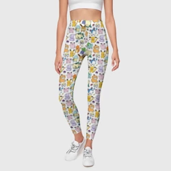 Леггинсы 3D Pokemon Doodle Big - фото 2
