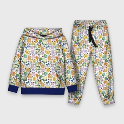 Детский костюм с толстовкой 3D Pokemon Doodle Big