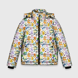 Зимняя куртка для мальчиков 3D Pokemon Doodle Big