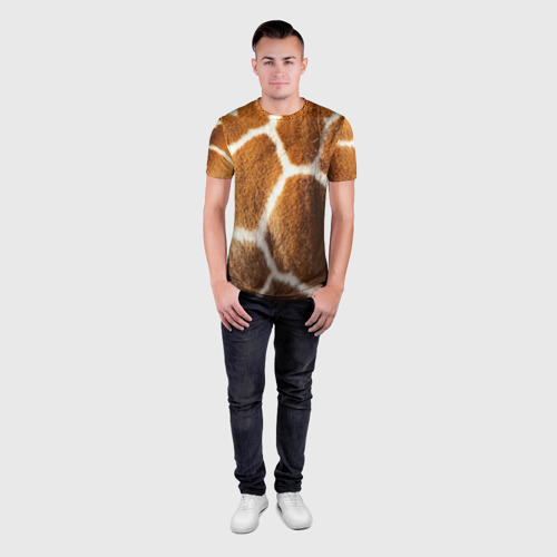 Мужская футболка 3D Slim Жираф, цвет 3D печать - фото 4