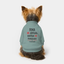 Свитшот для собак хлопок С бабушкой не спорить! - фото 2