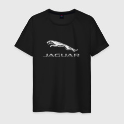 Мужская футболка хлопок Ягуар