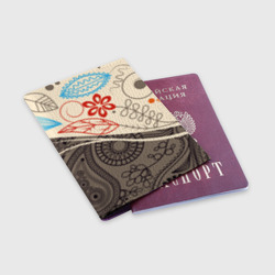 Обложка для паспорта матовая кожа Прованс - фото 2