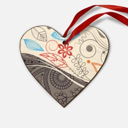Деревянная игрушка Сердце Прованс
