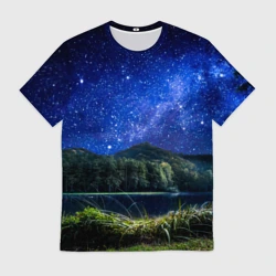 Мужская футболка 3D Дикая природа