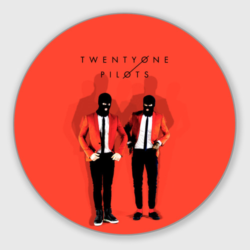 Круглый коврик для мышки Twenty One Pilots Guys