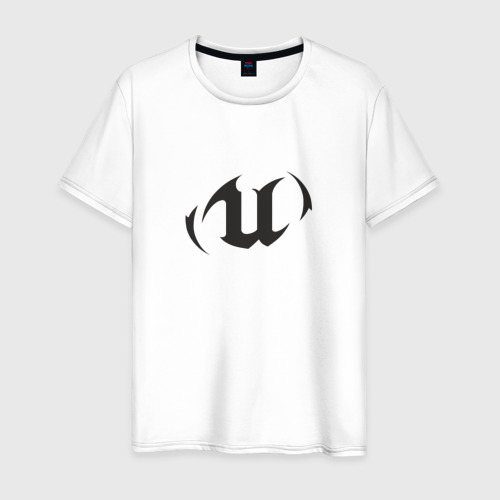 Мужская футболка из хлопка с принтом Unreal Tournament 2004, вид спереди №1