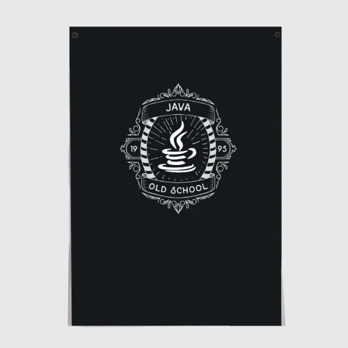 Постер Java old school