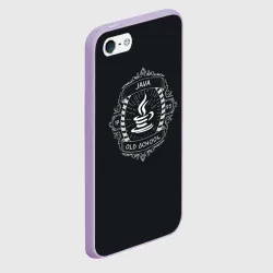 Чехол для iPhone 5/5S матовый Java old school - фото 2