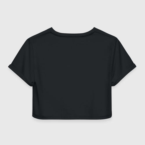 Женская футболка Crop-top 3D Java old school, цвет 3D печать - фото 2