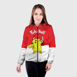 Женская куртка 3D Pokeball - фото 2