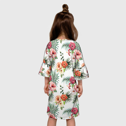 Детское платье 3D Цветы и бабочки 1 - фото 5