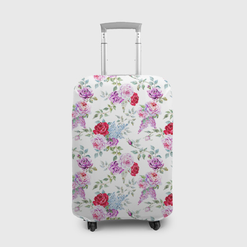 Чехол на чемодан Цветы и бабочки 8