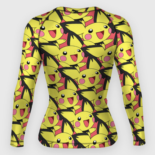 Женский рашгард 3D Pikachu, цвет 3D печать - фото 2