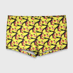 Мужские купальные плавки 3D Pikachu