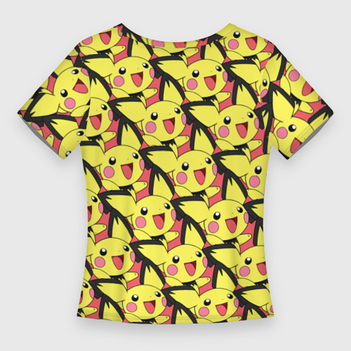 Женская футболка 3D Slim Pikachu, цвет 3D печать - фото 2