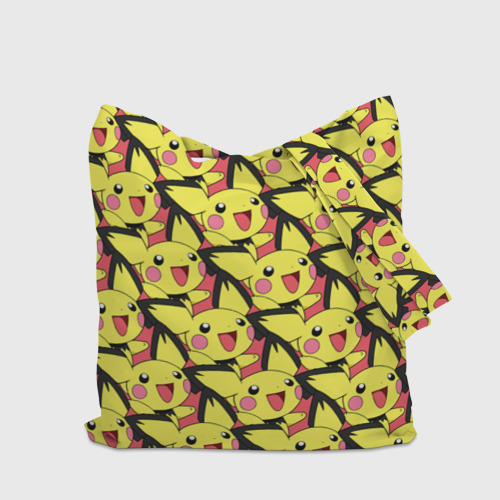 Шоппер 3D с принтом Pikachu, вид сзади #2