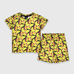 Детский костюм с шортами 3D Pikachu