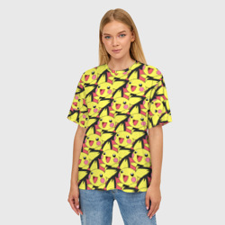 Женская футболка oversize 3D Pikachu - фото 2