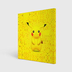 Холст квадратный Pikachu