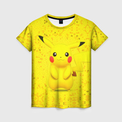 Женская футболка 3D Pikachu