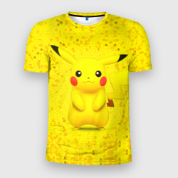 Мужская футболка 3D Slim Pikachu