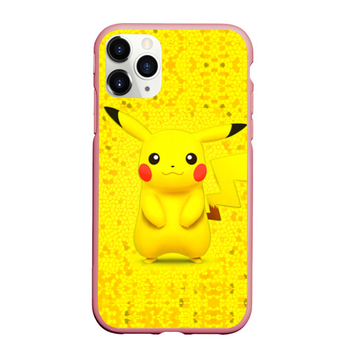 Чехол для iPhone 11 Pro Max матовый Pikachu, цвет баблгам