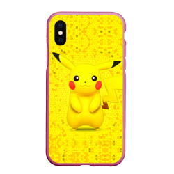 Чехол для iPhone XS Max матовый Pikachu