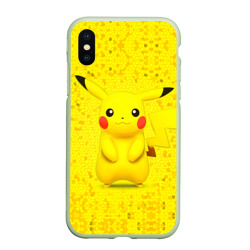 Чехол для iPhone XS Max матовый Pikachu