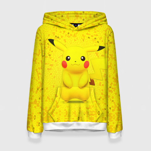 Женская толстовка 3D Pikachu, цвет 3D печать