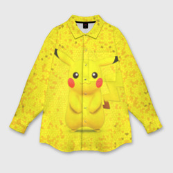 Женская рубашка oversize 3D Pikachu