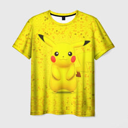 Мужская футболка 3D Pikachu