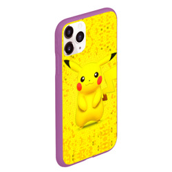 Чехол для iPhone 11 Pro Max матовый Pikachu - фото 2