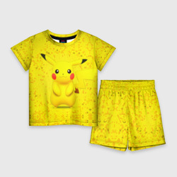 Детский костюм с шортами 3D Pikachu
